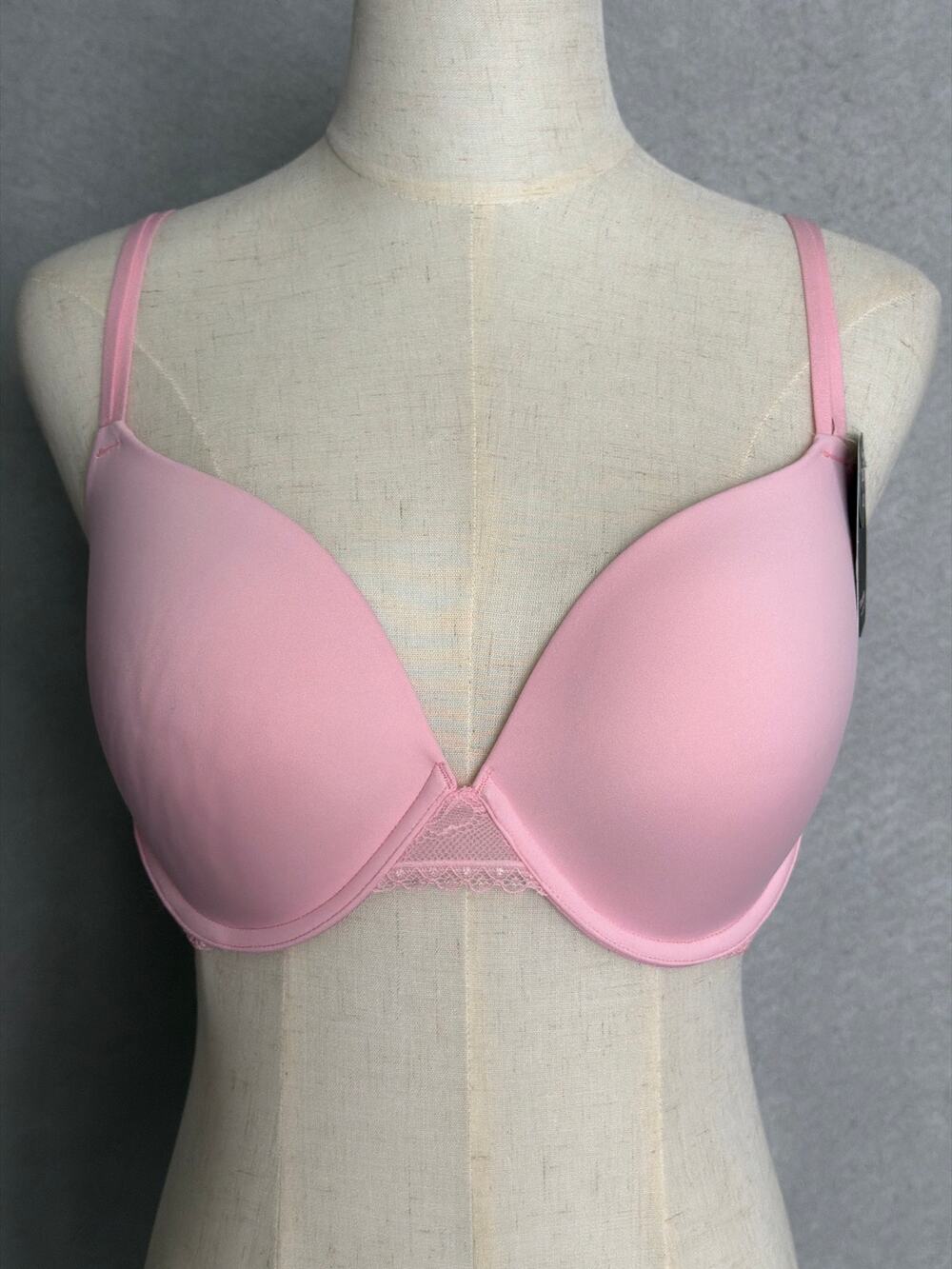Modern Movements Push-Up Bra Lace Wing in Romance Rose Women's 34DD NEW
